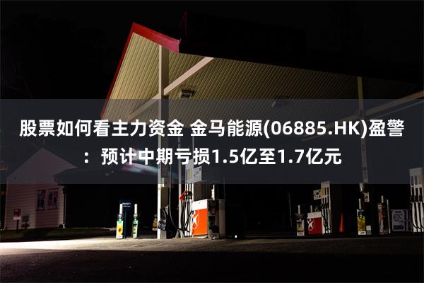 股票如何看主力资金 金马能源(06885.HK)盈警：预计中期亏损1.5亿至1.7亿元